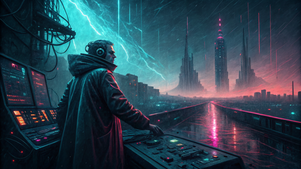 SSA selects only the positions that matter — most connections dark, a few luminous paths through the noise