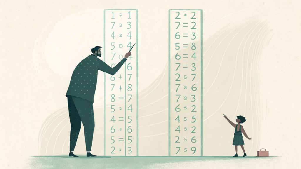The geometric structure of teacher model outputs carries behavioral traits invisible in any single token or sentence
