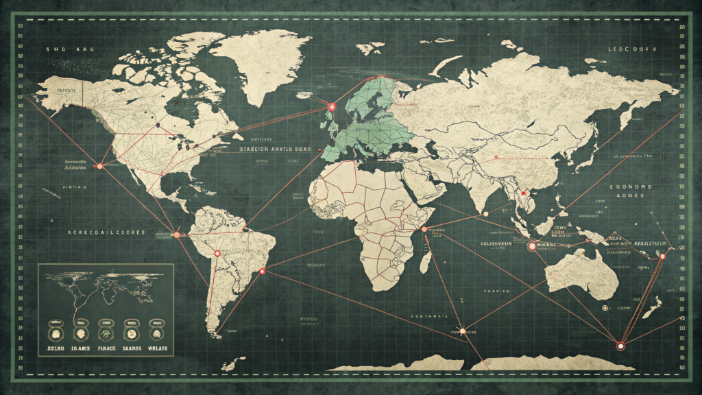 Access zones fragment along export control boundaries, not national borders