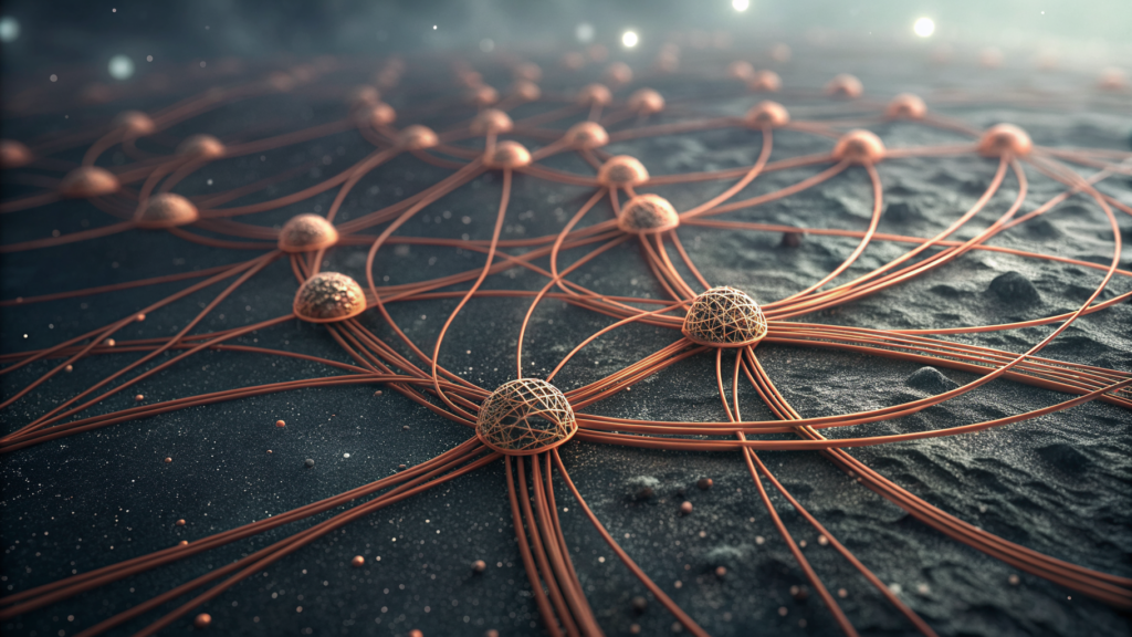 Sparse expert routing: most parameters exist, few activate per token