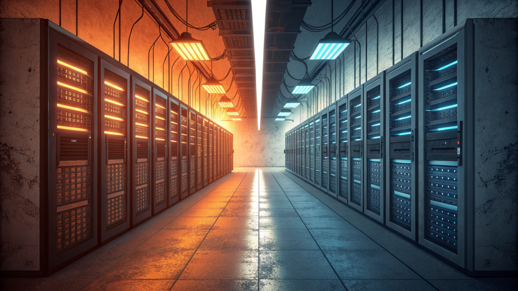 Two identical server environments representing competing cost structures on the same underlying infrastructure