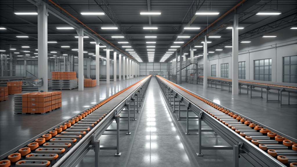 Two production pipelines producing identical outputs: one using 35 percent fewer intermediate steps