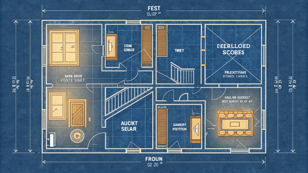 Four locked rooms, four different responses to a sealed boundary — staying, walking through, building a door, and climbing out
