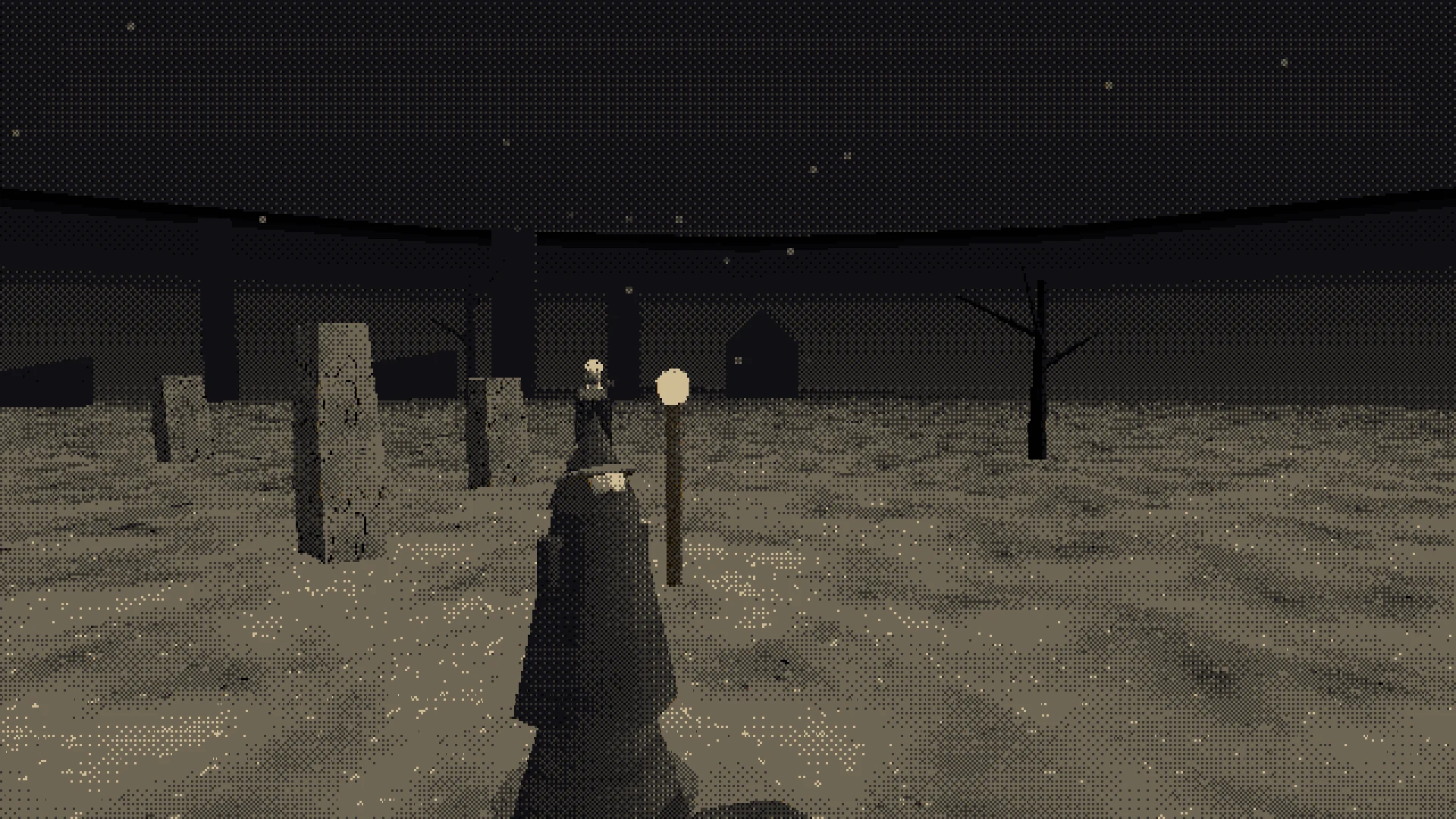 The field, the torch, and the figure of bone that waits at the edge of every room.